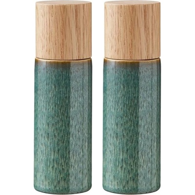 Комплект мелнички за черен пипер и сол, зелени, Bitz (BITZ821501)