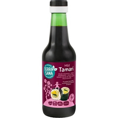 TerraSana Tamari sójová omáčka jemná, bezlepková BIO, 250 ml