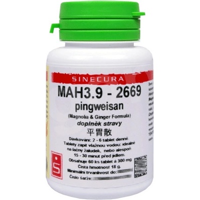 Sinecura MAH3.9 pingweisan 60 tabliet