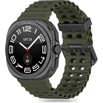 Силиконова каишка за Samsung Galaxy Watch Ultra (47mm) от Tech-Protect IconBand Pro - Hunter Green (5906302376322)