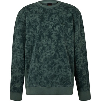HUGO BOSS Блуза Boss Men's WeCamoOver Camo Design Sweater - Open Green 341