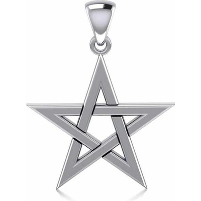 Fantasy Šperky Stříbrný přívěsek Pentagram hvězda P3460