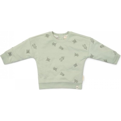 Little Dutch Бебешки суитшърт Little Dutch - Forest Mint Bugs, 92 cm, 18-24 м (CL25022103)