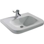 Ideal Standard Contour 21 - Умивалник без бариери 60x56 см, с 1 отвор за смесител, без преливник, бял E512301 (E512301)