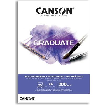 Canson Skicák Graduate Mix Media 200 g/m2 A4