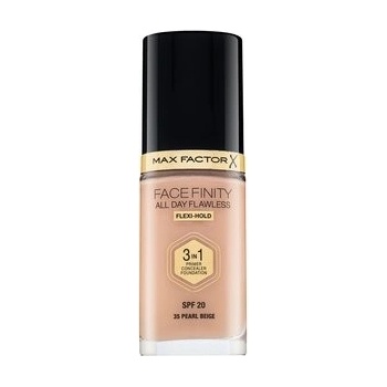Max Factor Facefinity All Day Flawless dlhotrvajúci make-up SPF20 35 Pearl Beige 30 ml