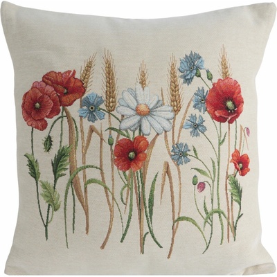 Eurofirany GOBELÍNOVÁ NATUR KVETY 45 x 45 cm