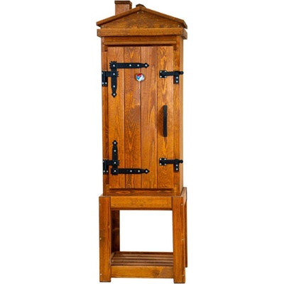 Jelux Tradiční dřevěná udírna 220 l z borovice 105×50×50 cm jabloň