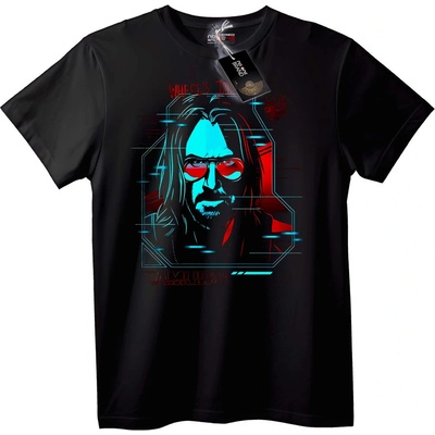 NOONEBRAND Тениска John Wick Неон - L, Black