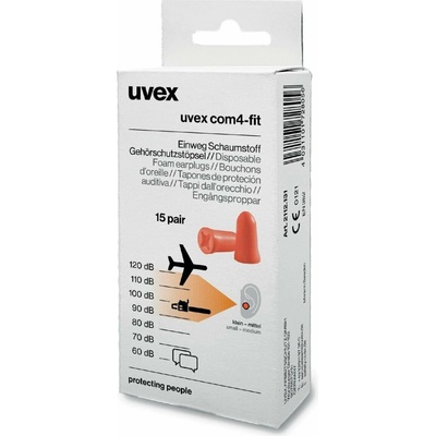 Uvex com4-fit 2112131, 33 dB, 15 pár