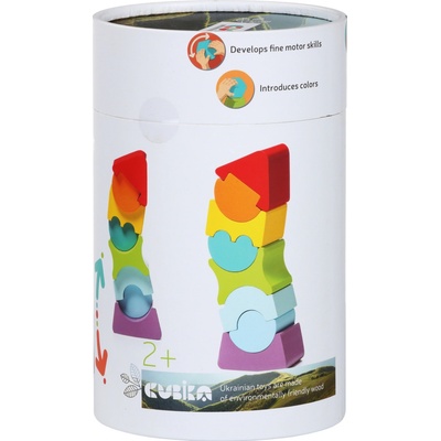 Cubika stavebnica Veža ohybná 8 ks