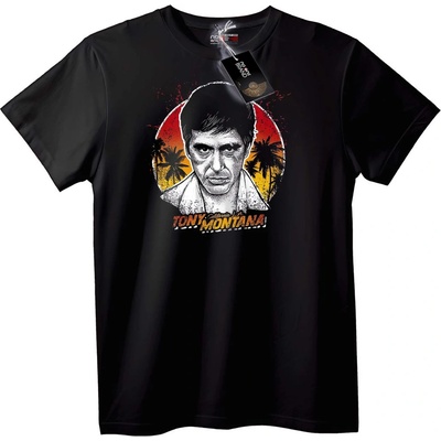 Тениска Тони Монтана Мафия - S, Black