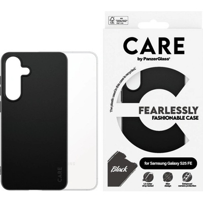 Panzer Калъф CARE - Fearlessly , Galaxy S25 FE, черен (5715685031625)