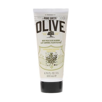 Korres Pure Greek Olive hydratační tělové mléko s řeckým extra panenským olivovým olejem s vůní olivového květu 200 ml