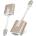 ADAM elements Адаптер за свързване от USB-C към VGA - Adam Elements USB-C to VGA Adapter (златист) (AAPADV01GD)