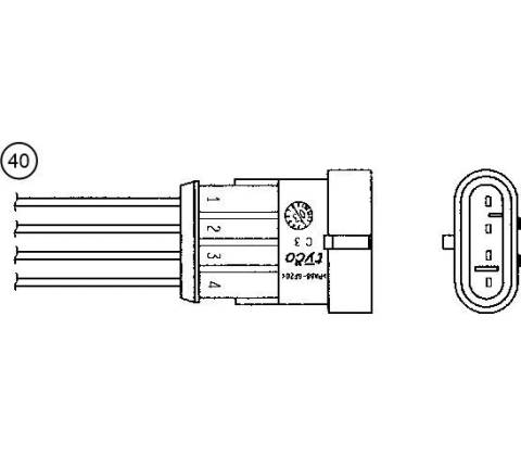 Lambda sonda NGK OZA659-EE57