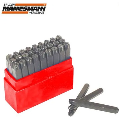 B. mannesmann Комплект стоманени букви 3 mm / MANNESMANN 243-B-3 / (M 243-B-3)