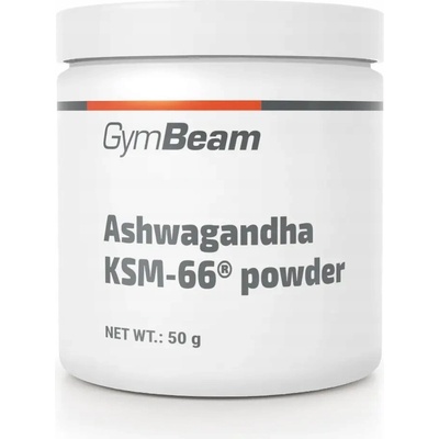 GymBeam Ashwagandha KSM-66 prášek 50 g