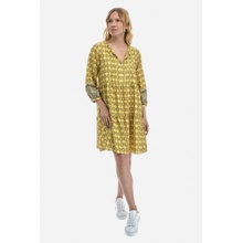 La Martina Woman Dress Printed Poplin žltá