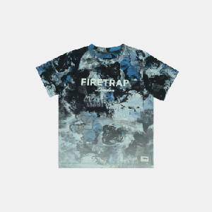 Firetrap Детска тениска Firetrap Sub T Shirt Junior Boys - Skull
