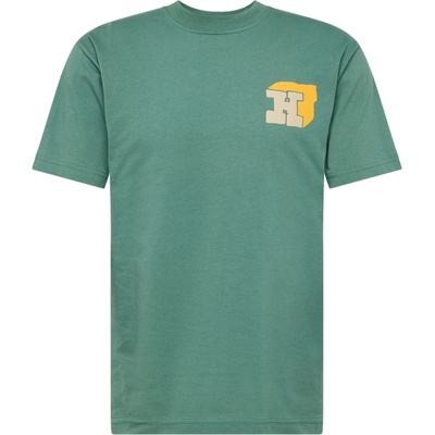 HUF Тениска 'Morex' зелено, размер XL