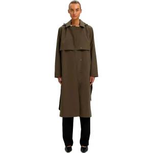 SELECTED Палто Selected New Aline Tech trench coat - Green (Grape Leaf)