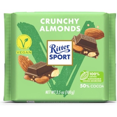 RITTER SPORT Crunchy Almonds vegan 100 g