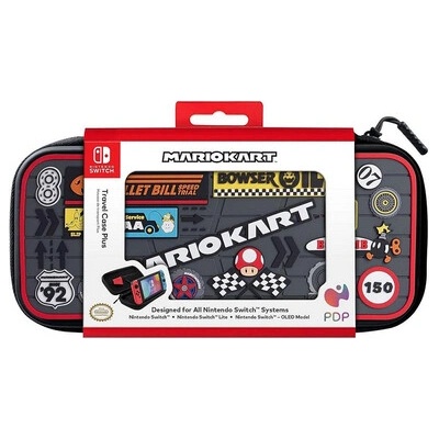 PDP Deluxe Travel Case Mario Kart Averts Licensed Switch