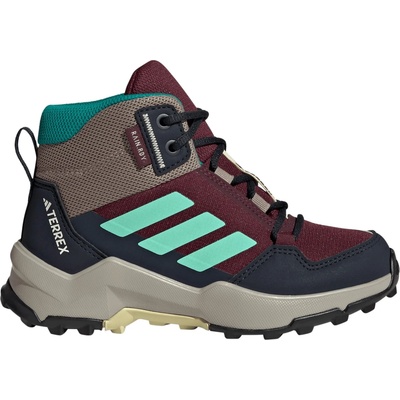 adidas Terrex Детски туристически обувки adidas Terrex Kid's Terrex AX4R Rain. RDY Mid Walking boots - Maroon / Pulse Mint / Chalky Brown - размер 36 (EU) (702-3830-1024)
