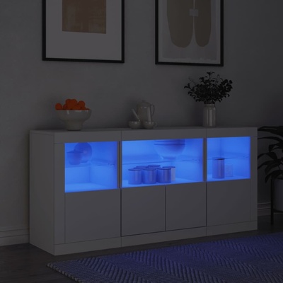 vidaXL 11461.3209065 příborník s LED osvětlením 142,5 x 37 x 67 cm