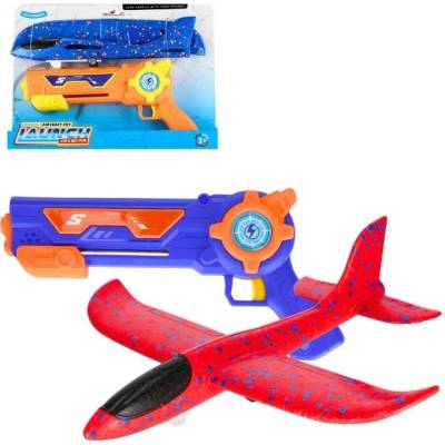 CreativeToys Penové hádzacie lietadlo s vystreľovačom (2 farebné varianty)