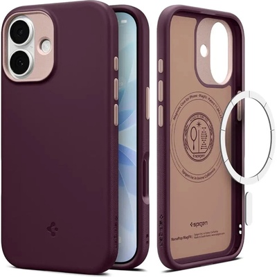 Spigen Калъф Spigen Nano Pop Mag MagSafe за iPhone 17 - бордо (8800283314977)
