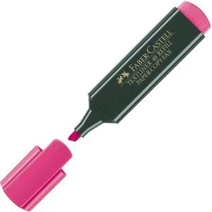Faber-Castell Текст маркер Faber-Castell 1548 Скосен връх 1-5 mm, Розов