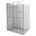 Mexen Kioto L душ параван Walk-in 70 x 200 cm, черен модел, четкана мед - 800-070-103-65-78 (800-070-103-65-78)