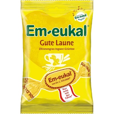 Em-eukal cukríky Citrónová tráva,zázvor- zelený čaj 90 g