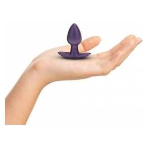 Ouch! Silicone Plug Small 2.6cm - Metallic Purple, Ergonomic Design