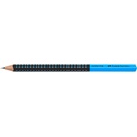Faber-Castell Grip Jumbo триъгълен двуцветен черен/син графитен молив HB FC511910 (FC511910)