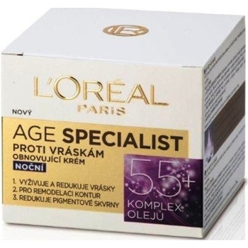 L'Oréal nočný krém proti vráskam Age Specialist 55 50 ml