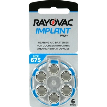 Rayovac 675 IMPLANT PRO+ 6ks 675CP-6IMPMF