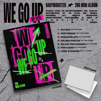BabyMonster - We Go Up - UP Version (CD) (8718627238370)