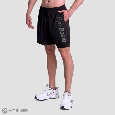 GymBeam Essence 2v1 dámske kraťasy čierna
