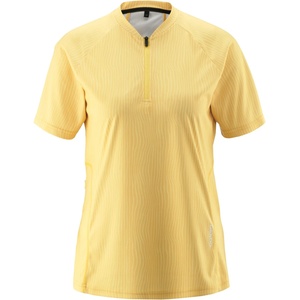 Gonso Дамска фланелка с къс ръкав за колоездене Gonso Women's Adventure Jersey Soft Touch Cycling jersey - Yellow Finch - размер 36 (EU) (156-2645-0412)