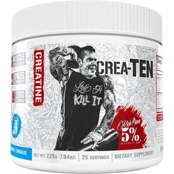 Rich Piana 5% Nutrition Crea-TEN | 10 Types Creatine Matrix [225 грама] Blueberry Lemonade