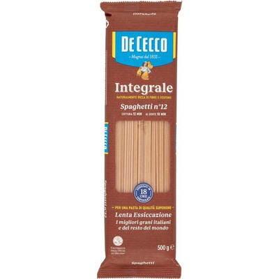 De Cecco celozrnné cestoviny Spaghetti No.12 0,5 kg