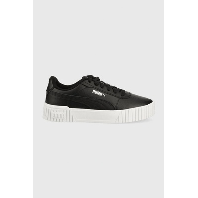 Puma Carina 2.0 Jr detské kožené tenisky čierna