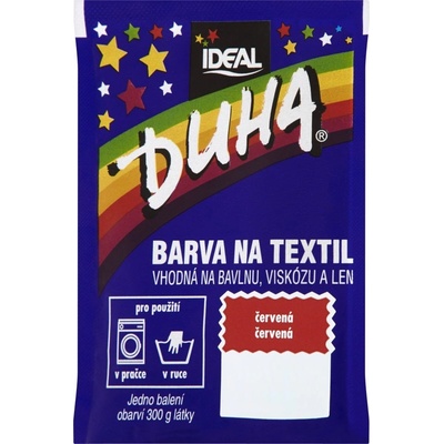 Ideal Duha barva na textil červená 15 g – Zboží Dáma