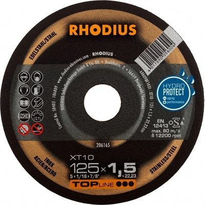 Rhodius Rezný kotúč 125 x 1,5 x 22,23 mm 206165