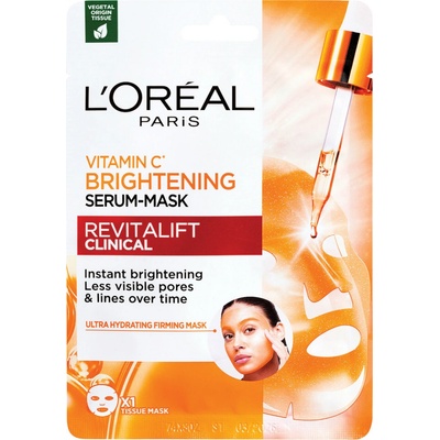 L’Oréal Revitalift Clinical rozjasňujúca pleťová maska s vitamínom C 26 g