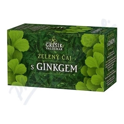 Grešík Zel. čaj s ginkgom 20 x 1.5 g