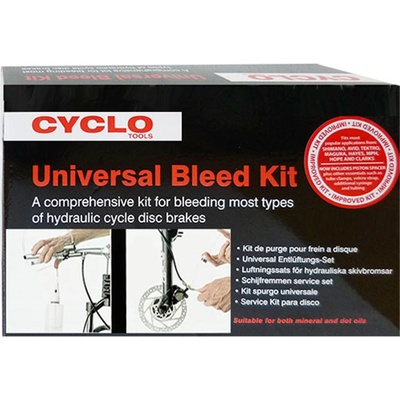 Odvzdušňovacia sada na brzdy Cyclo Tools univerzálna
